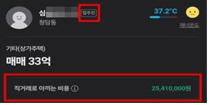부동산 컨설팅 업체가 '집주인'으로 위장해 직거래 매물을 올린 사례. 국토교통부 자료.