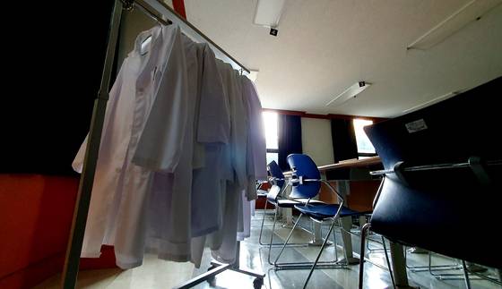 의대 정원 2000명 증원에 반발한 전국 의대생들의 휴학이 해를 넘겨 2년째 계속되고 있는 가운데 5일 오후 대전의 한 의과대학 전용 강의실이 인적없이 썰렁하다. [프리랜서 김성태] 2025.02.05.