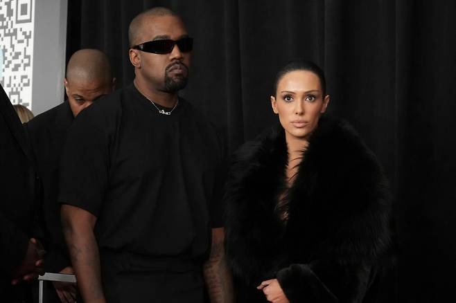 예(카니예 웨스트)와 비앙카 센소리 /사진=AP