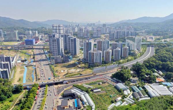 과천 지식정보타운 지구 전경. 과천시 제공