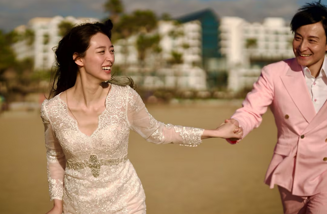 메이플과 방력신 결혼 사진. 가나안 캡처