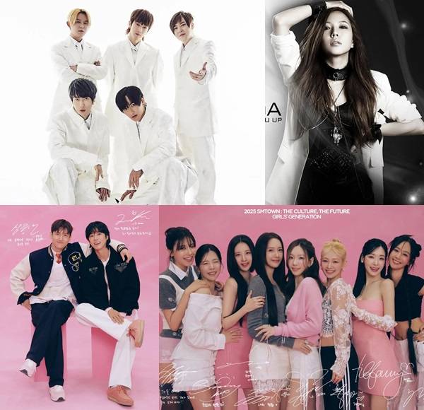 H.O.T., 보아, 동방신기, 소녀시대 / 사진=SM엔터테인먼트