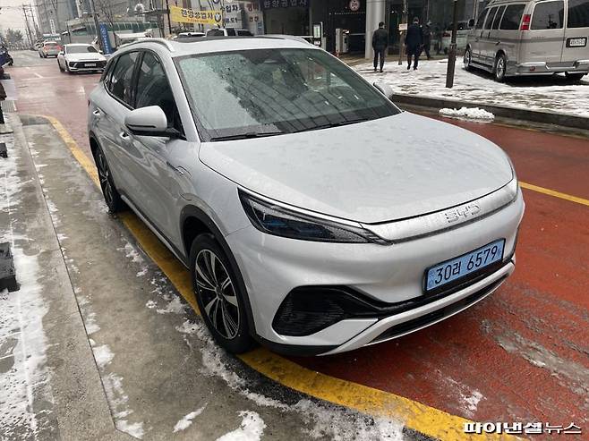 중국 완성차 업체 BYD의 아토3. 사진=권준호 기자