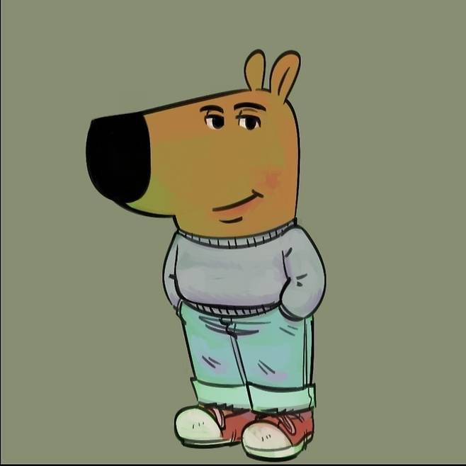 필립 뱅크스가 그린 칠가이. 필립 뱅크스 X 캡처