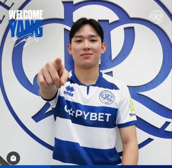 양민혁. /사진=퀸즈 파크 레인저스 공식 사회관계망서비스(SNS)