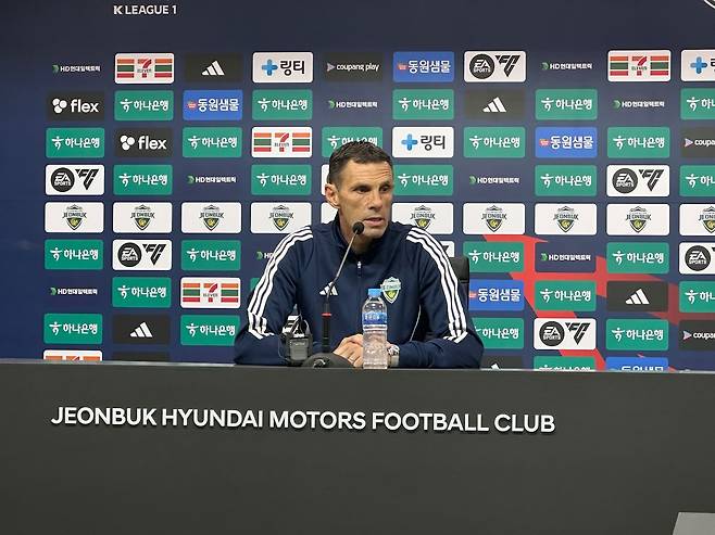 기자회견 나선 포옛 전북 감독 [촬영=안홍석 기자]