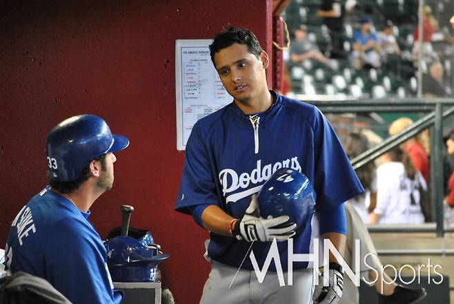 (다저스 시절의 루이스 크루즈)