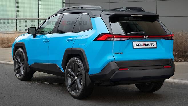 토요타 '라브4 풀체인지' 예상도 (출처 : Kolesa)