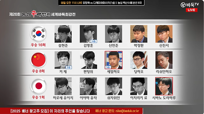 image.png 농심배 바둑 근황
