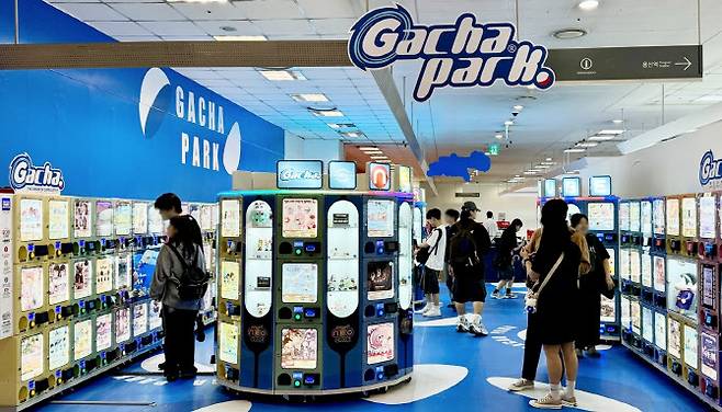 아이파크몰 용산점 가챠 파크 전경./HDC아이파크몰
