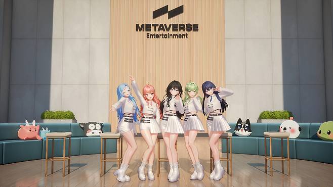 Virtual influencer group Priz-V [METAVERSE ENTERTAINMENT]