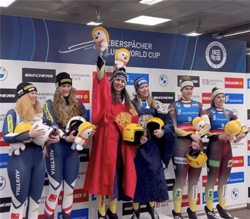 입상자들. 사진[연합뉴스]