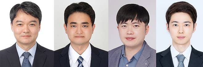 이번 연구를 수행한 GIST 연구진. 홍석원(왼쪽부터) 교수, 김도원 박사과정생, 변진환 박사, 안재붕 석사.[GIST 제공]