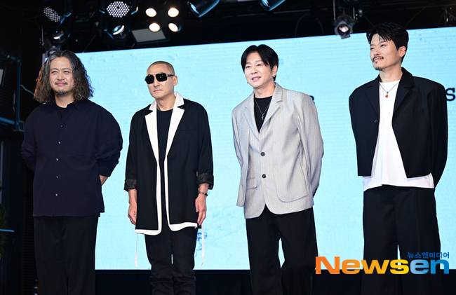 사진=왼쪽부터 허준, 김진원, 윤도현, 박태희/뉴스엔 표명중 기자