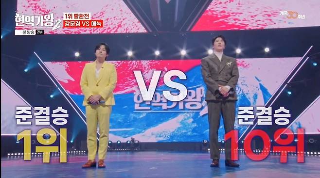 ‘현역가왕2’ 결승 1차전.  사진ㅣMBN 방송화면 캡처