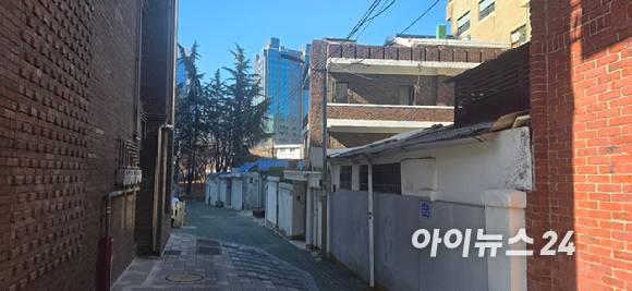 18일 서울 마포구 공덕동 공덕6구역 거리. [사진=이수현 기자]