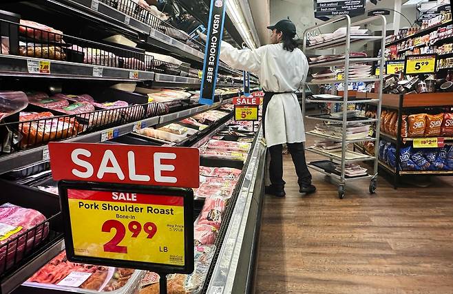 미국 캘리포니아의 한 슈퍼마켓 [AFP]