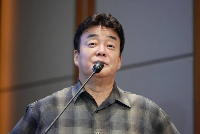백종원 더본코리아 대표. [연합]
