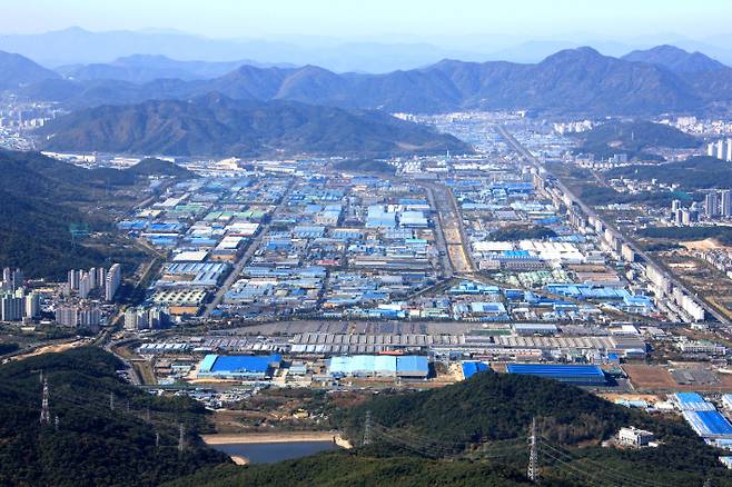 창원국가산단 전경. 창원시 제공
