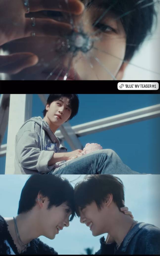 제로베이스원, 청량 매력 ‘블루’ MV 티저 공개... 24일 컴백 (출처: 제로베이스원 SNS)