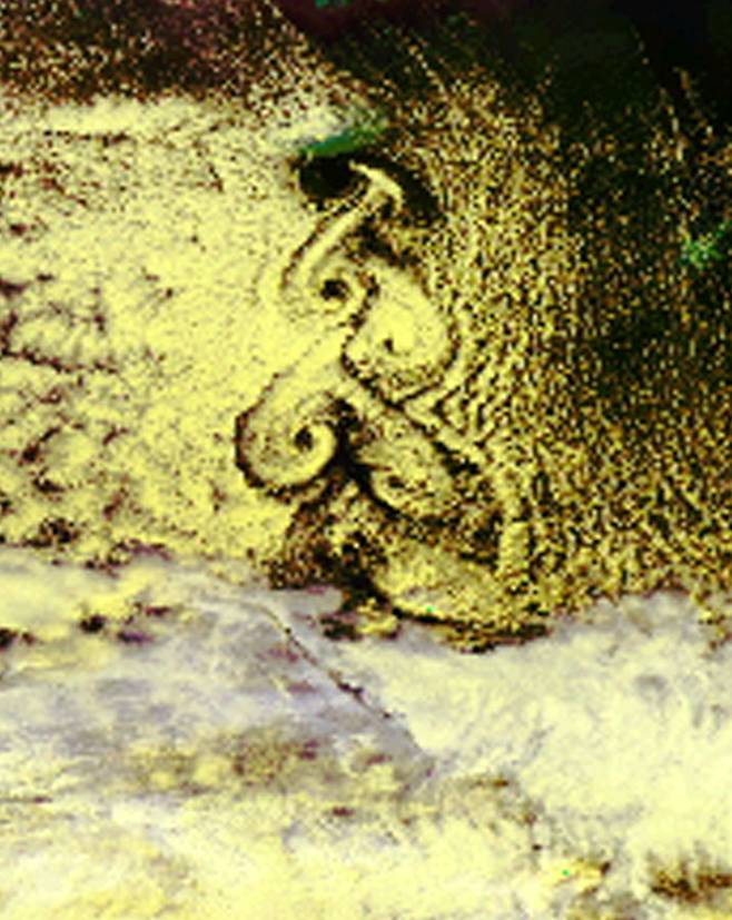 한라산이 만든 꼬임구름 *재판매 및 DB 금지