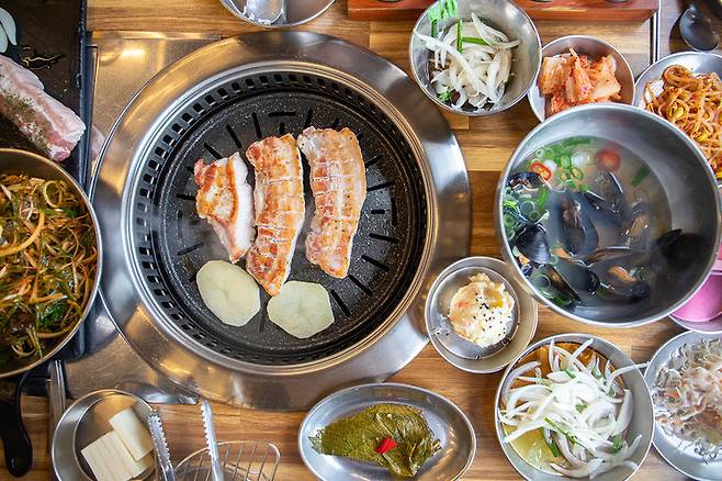 한돈 삼겹살 구이 (사진=한돈자조금) *재판매 및 DB 금지