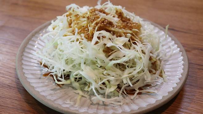 초간단 양배추샐러드와 드레싱 만드는 법/#오리엔탈드레싱 #다이어트샐러드만들기