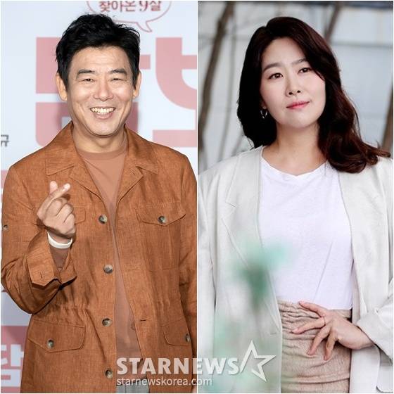 성동일(왼쪽)과 김지영 /사진=스타뉴스