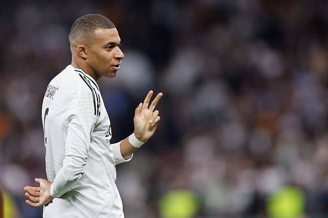 레알 마드리드의 킬리안 음바페. AFP연합뉴스