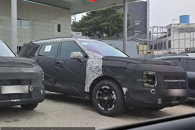 현대차 '팰리세이드 XRT' 테스트카 (출처 : 힐러 TV)