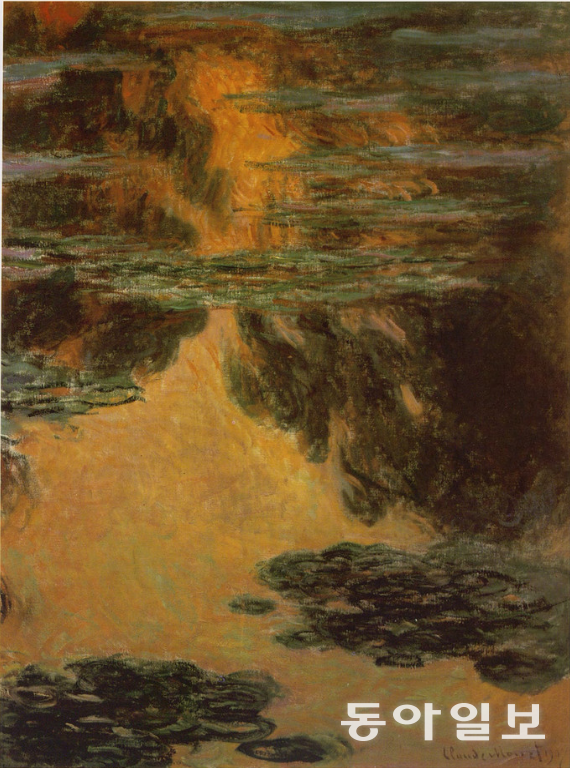 클로드 모네, 수련, 1907년. 프랑스 마르모탕미술관 소장품.