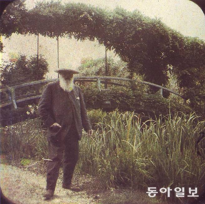 지베르니 정원에서 모네