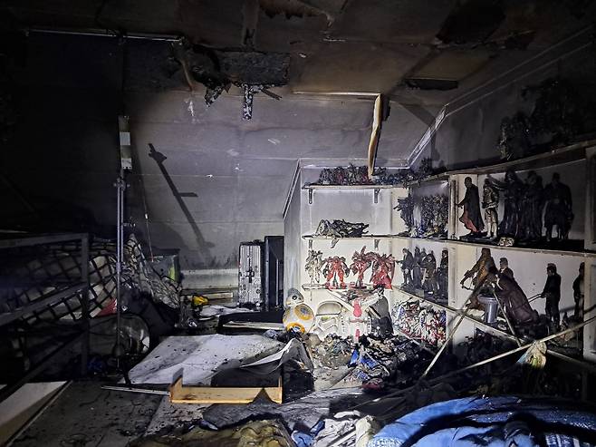 용인 아파트 폭발 사고 현장 경기도소방재난본부 제공