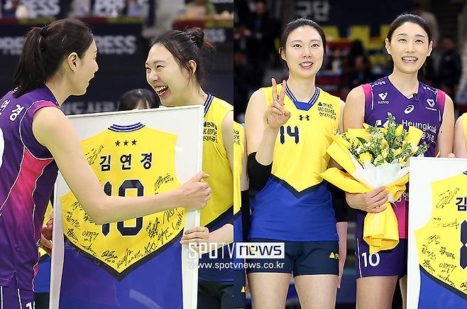 ▲ 김연경, 양효진 ⓒ곽혜미 기자