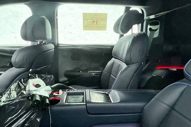 제네시스 GV90 실내 스파이샷