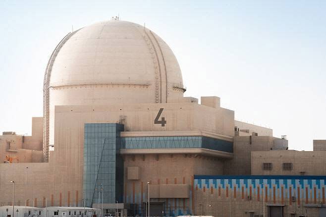 지난해 9월 상업운전을 개시한 원전 아랍에미리트(UAE) 바라카 4호기. 한국전력공사를 비롯한 K원전 팀 코리아가 지난 2009년 수주해 15년 만인 지난해 1~4호기를 모두 완공했다. K원전 최초이자 현재로선 유일한 해외 수출 성과다. (사진=한전)