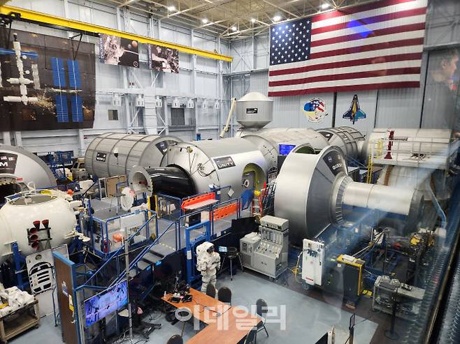 나사 존슨 우주센터(JSC) 내 ‘우주비행사 훈련 센터’ 안(사진=최연두 기자)