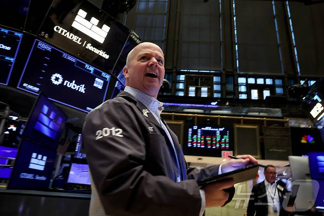 NYSE 트레이더. ⓒ 로이터=뉴스1