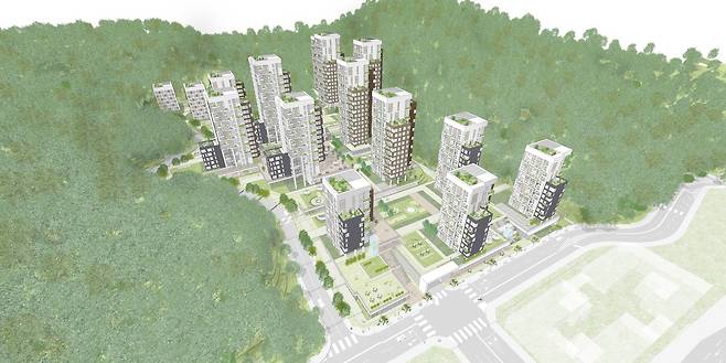 성뒤마을 주택 개발 조감도(SH공사 제공).