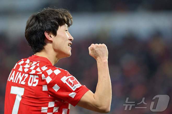 마인츠의 이재성. ⓒ AFP=뉴스1