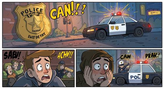 통장이나 계좌를 타인에게 빌려주면 처벌을 받을 수 있다는 경고성 그림을 그려달라는 명령어에 따라 생성된 생성형 AI 이미지. 셔터스톡