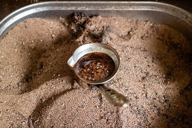 커피온더샌드 터키커피 만들기 체험