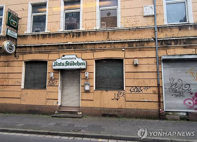 한산한 뒤스부르크 시내 풍경 [AFP 연합뉴스 자료사진]