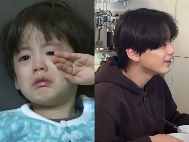 배우 류진의 둘째 아들이 훈훈한 비주얼을 자랑했다. 유튜브 채널 'MBC Entertainment' 및 '가장 (멋진) 류진' 캡처.