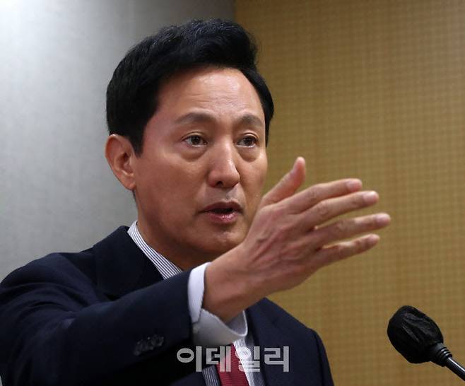 오세훈 서울시장. (사진=이데일리 김태형 기자)