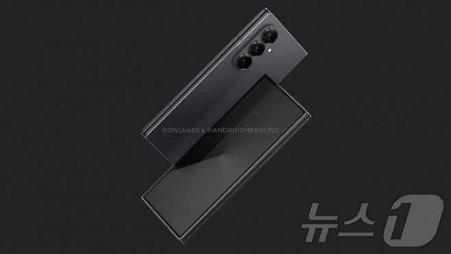 삼성전재 갤럭시Z폴드7 예상 렌더링 이미지(GSM아레나·온리크스 갈무리)/뉴스1
