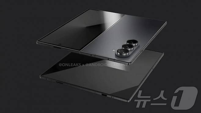 삼성전재 갤럭시Z폴드7 예상 렌더링 이미지(GSM아레나·온리크스 갈무리)/뉴스1