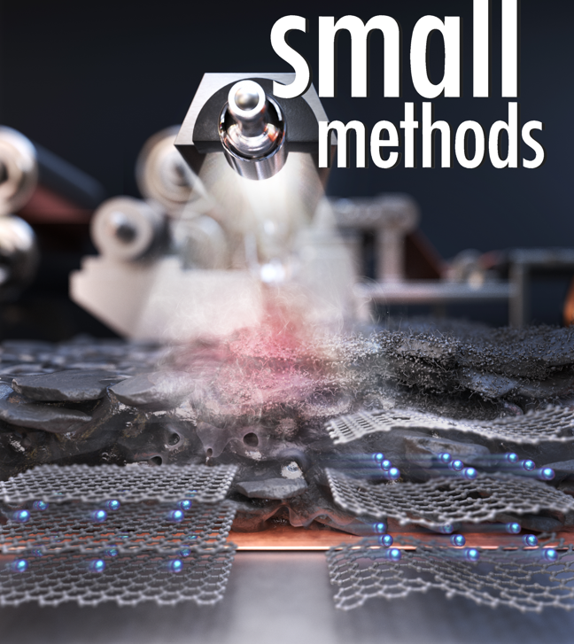 재료·화학 분야 국제학술지인 ‘Small methods’ 2월호 표지.[한국기계연구원 제공]
