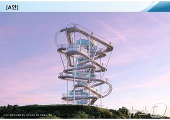 스페인 작가 마누엘 몬테세린의 '영원의 봉수대' 조감도