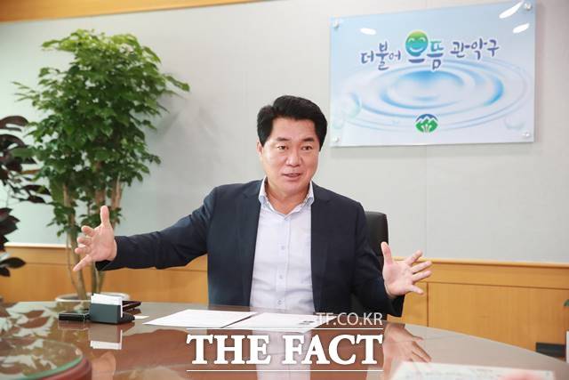 관악구는 청년 인구 비율이 전국 1위(41.4%)로, 그동안 '청년'을 위한 각종 정책을 선제적으로 추진해 왔다. 사진은 박준희 관악구청장. /관악구